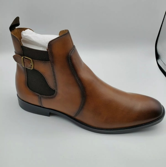 Alfani Shoes Alfani Mens Rogan Leather Chelsea Boot Tan Poshmark